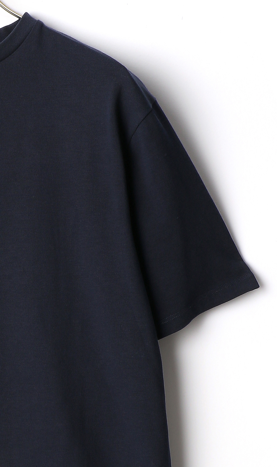 【訳アリ商品】クルーネックTシャツ【半袖】【CONTROLα】 ネイビー L