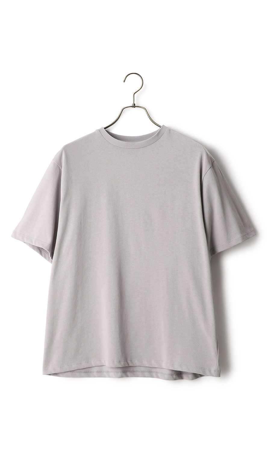【訳アリ商品】クルーネックTシャツ【半袖】【CONTROLα】 ラベンダー L