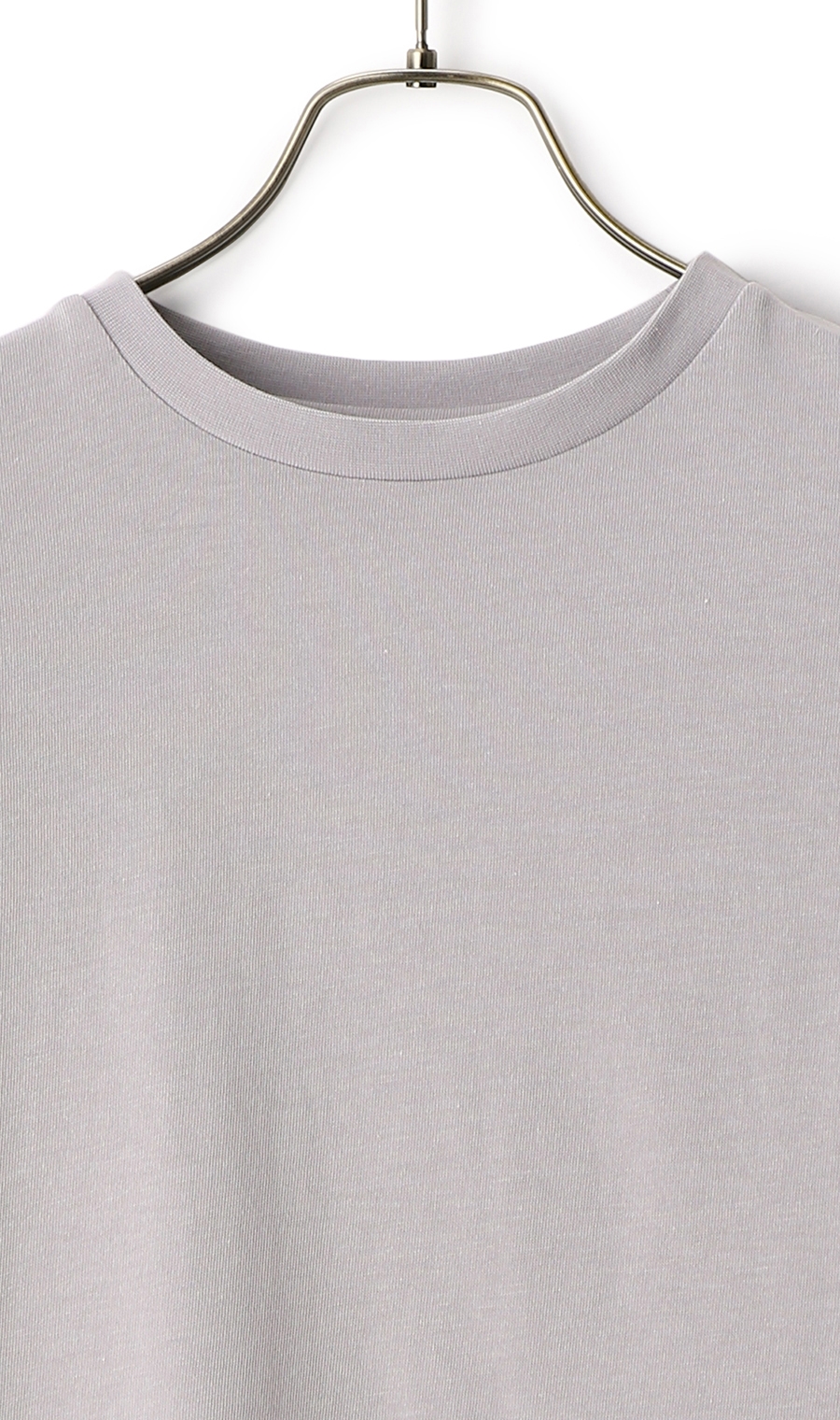【訳アリ商品】クルーネックTシャツ【半袖】【CONTROLα】 ラベンダー L