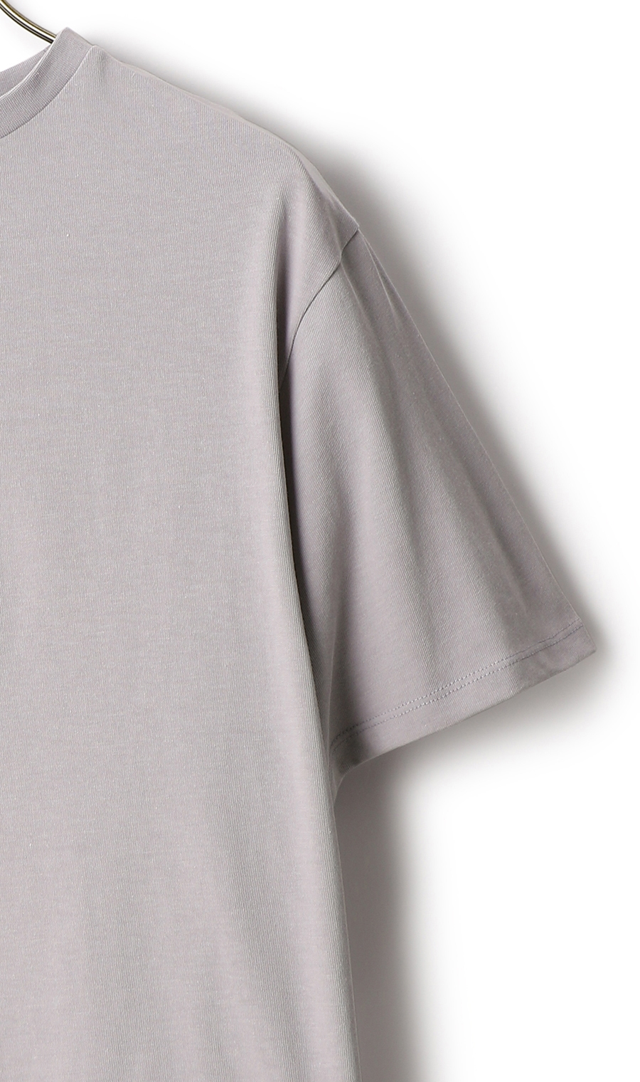 【訳アリ商品】クルーネックTシャツ【半袖】【CONTROLα】 ラベンダー L
