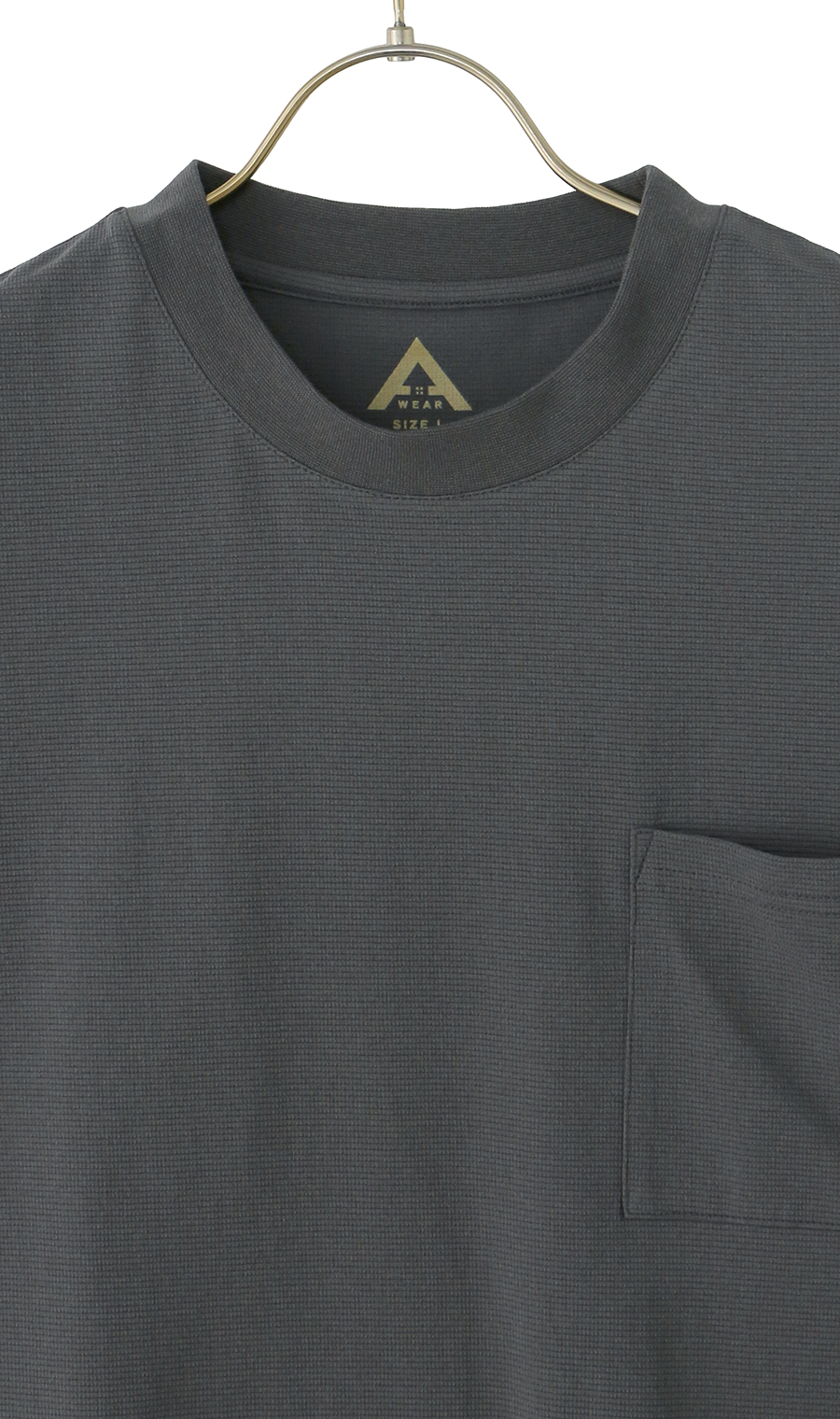 とろリッチメッシュTシャツ【セットアップ着用可】 チャコール S