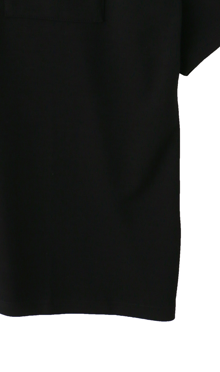 【男女兼用】とろリッチスムースTシャツ【セットアップ着用可】 ブラック S