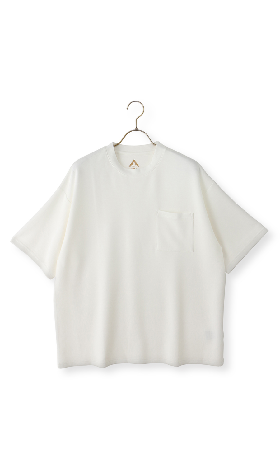 【男女兼用】とろリッチスムースTシャツ【セットアップ着用可】 ホワイト S