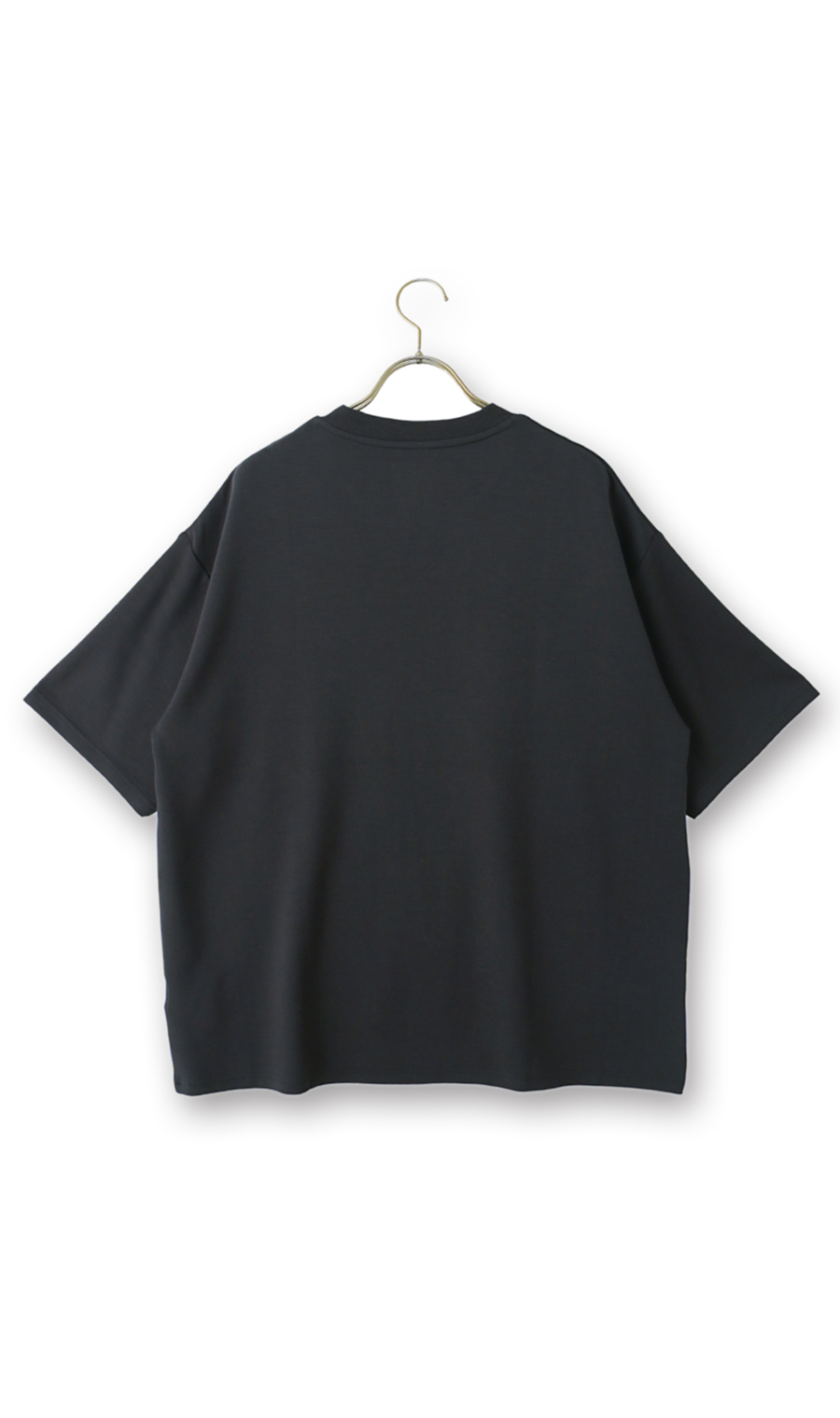 【男女兼用】とろリッチスムースTシャツ【セットアップ着用可】 チャコール S