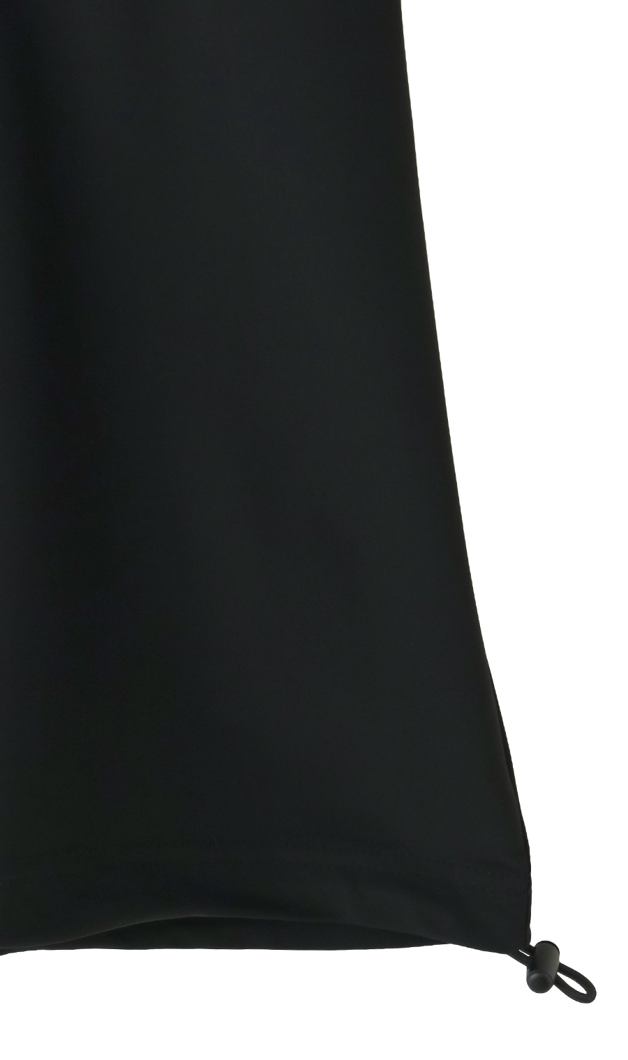 【男女兼用】こおリッチドローコード付きＴシャツ【超接触冷感】【セットアップ着用可】 ブラック S