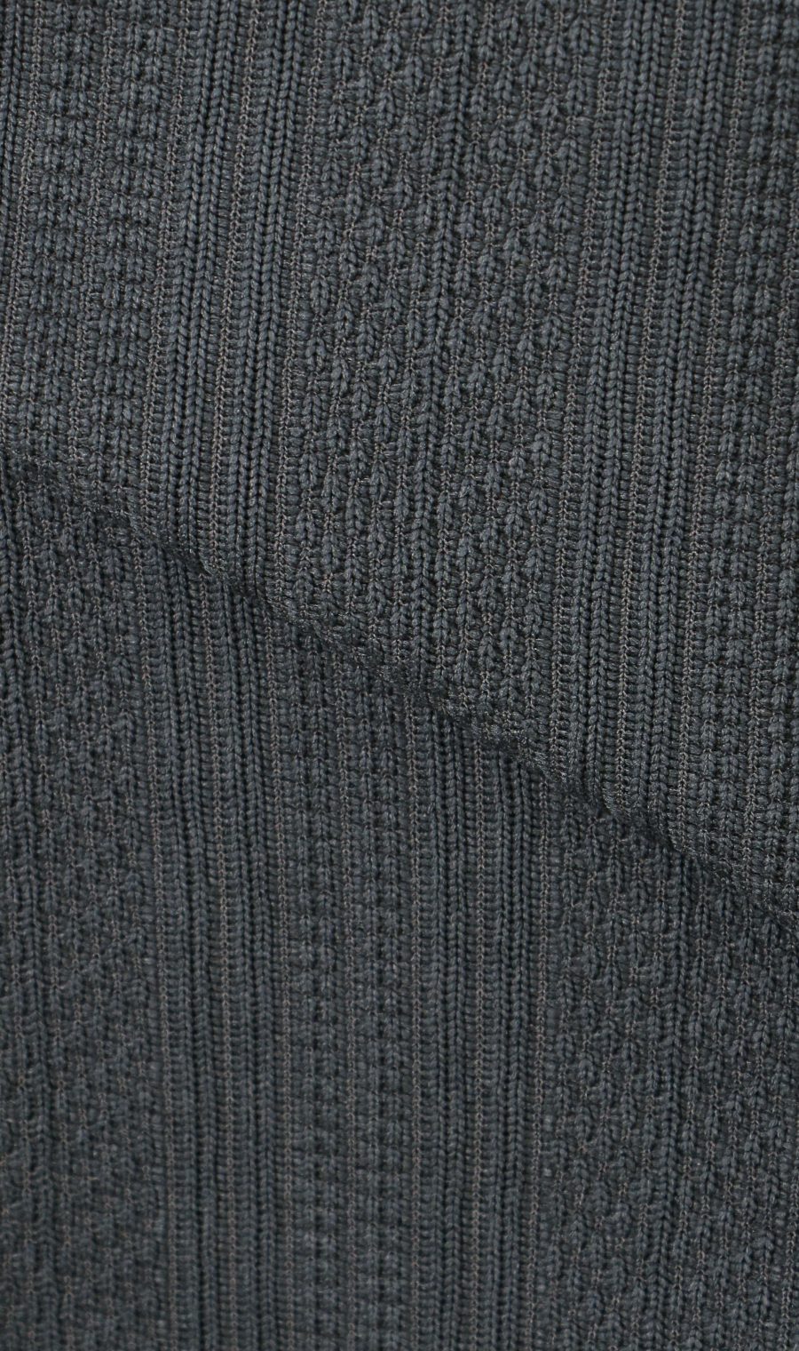 【男女兼用】らくリッチフクレジャガードロングＴシャツ グレー S