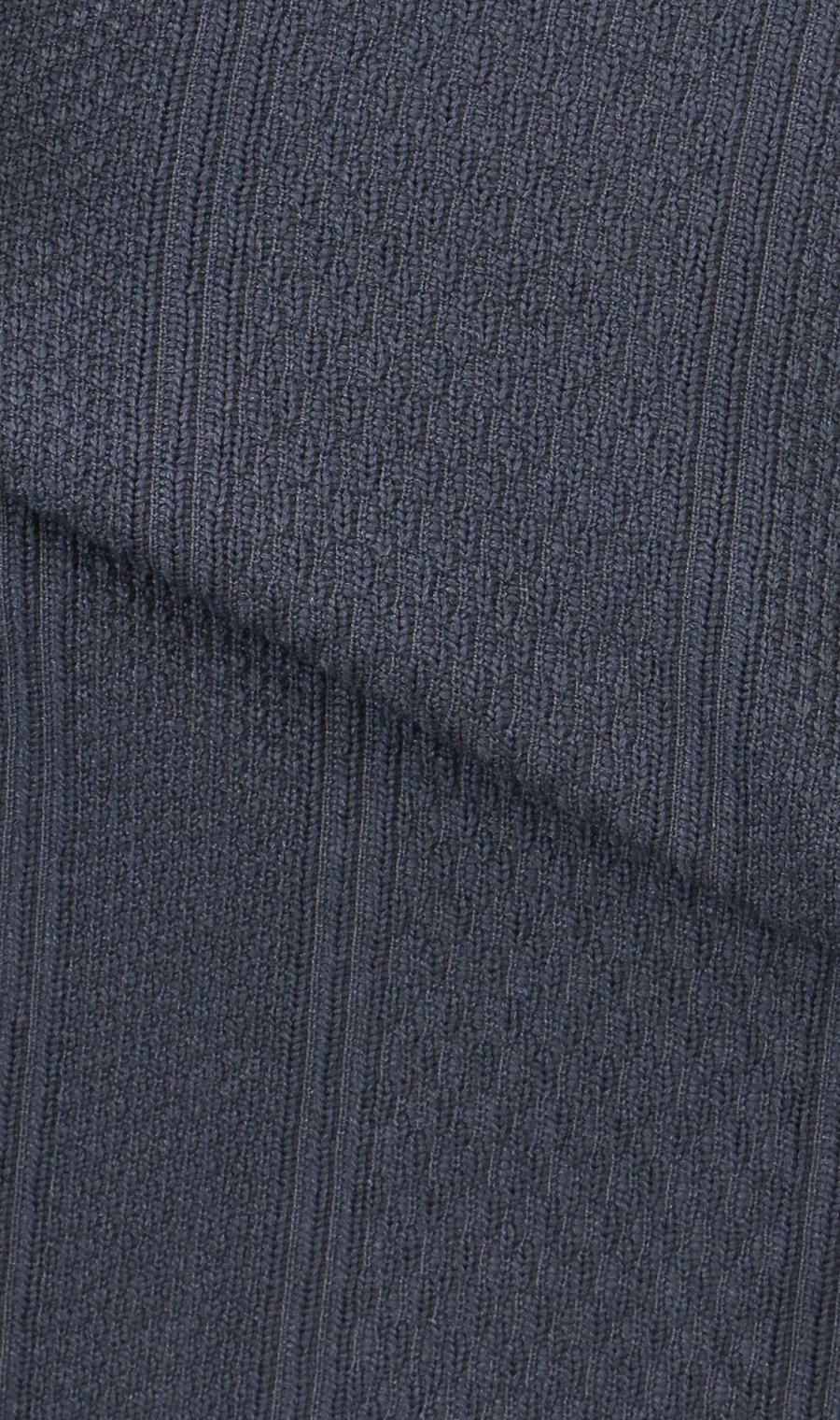 【男女兼用】らくリッチクルーネックロングＴシャツ ネイビー S