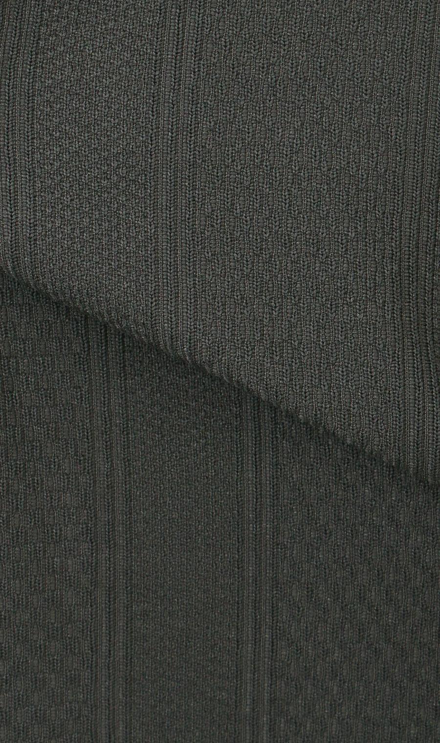 【男女兼用】らくリッチクルーネックロングＴシャツ チャコール S