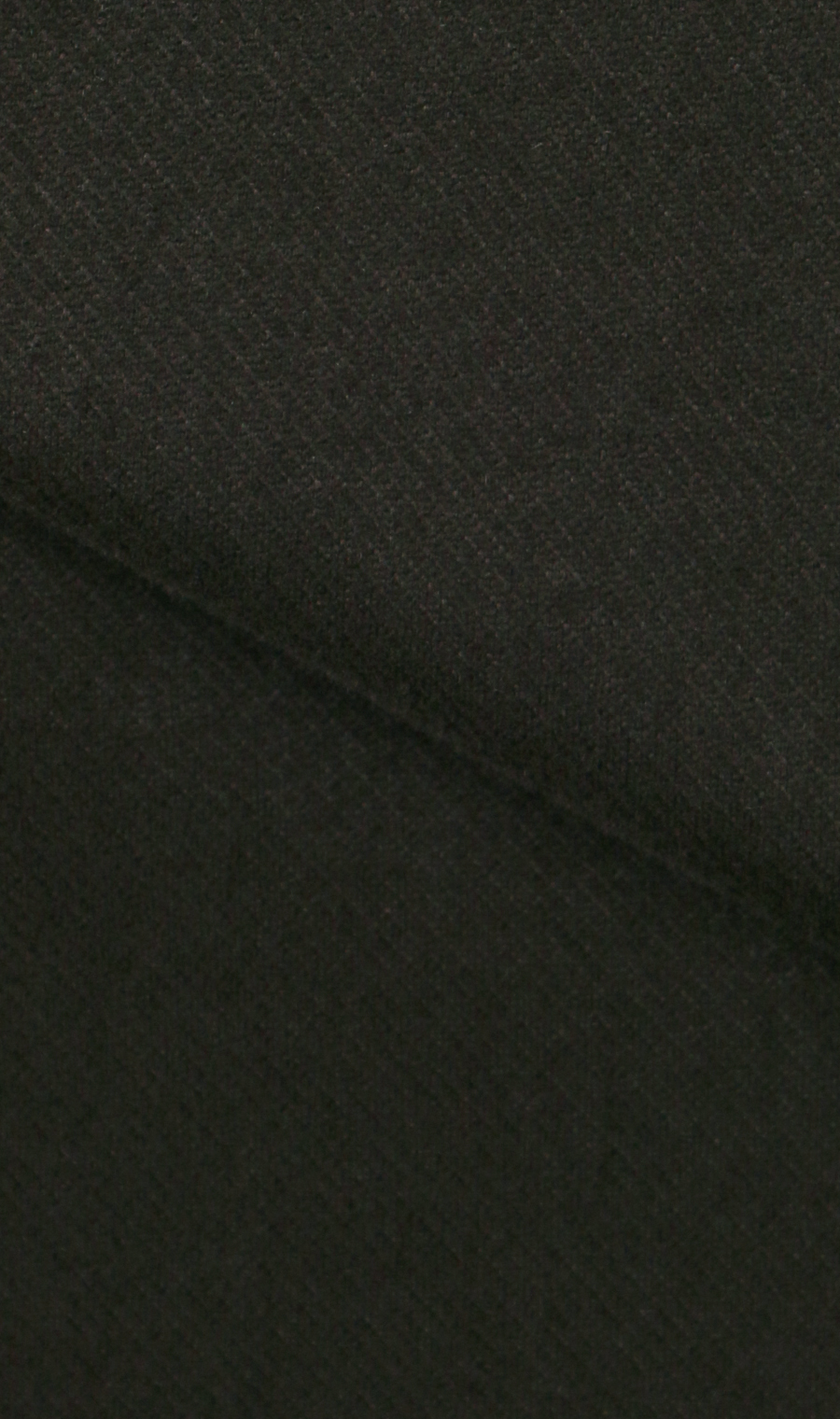 らくリッチカルゼ起毛フェイククルーネックTシャツ ブラック S