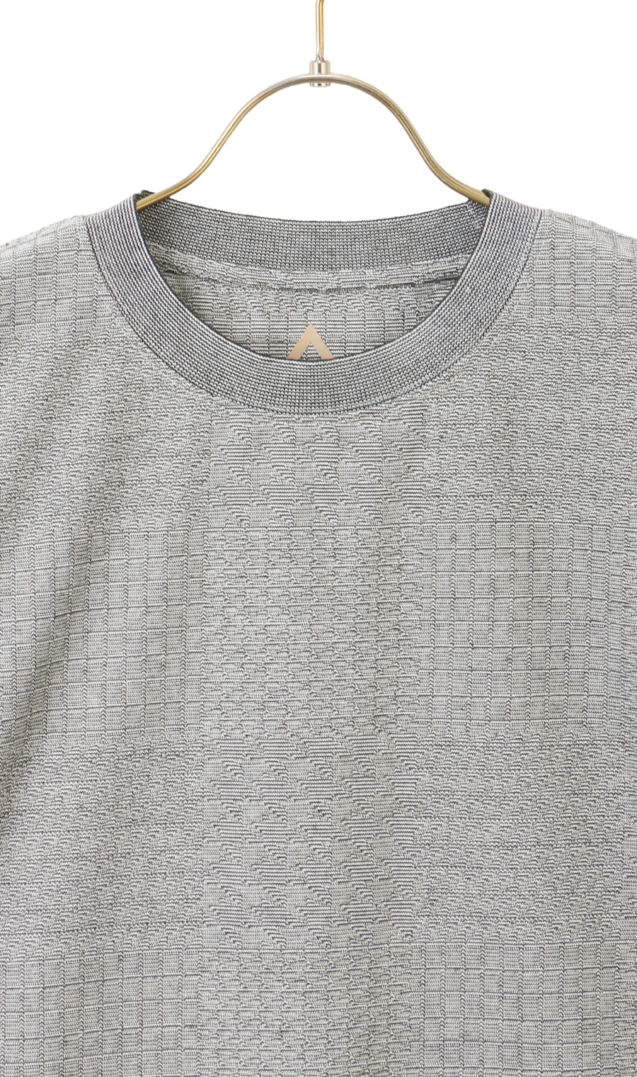 【男女兼用】らくリッチメクラジマボーダーTシャツ グレー S