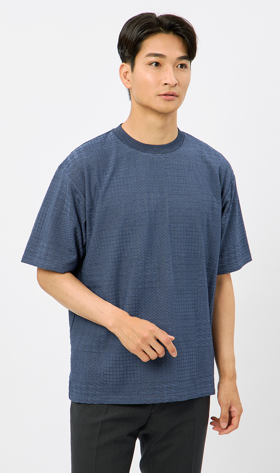 男女兼用】らくリッチメクラジマボーダーTシャツ (5403712-38