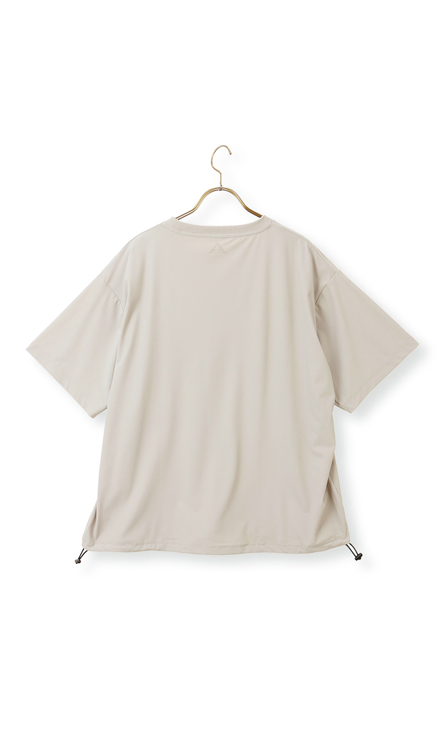 【男女兼用】こおリッチ接触冷感Tシャツ【セットアップ着用可】 ベージュ M