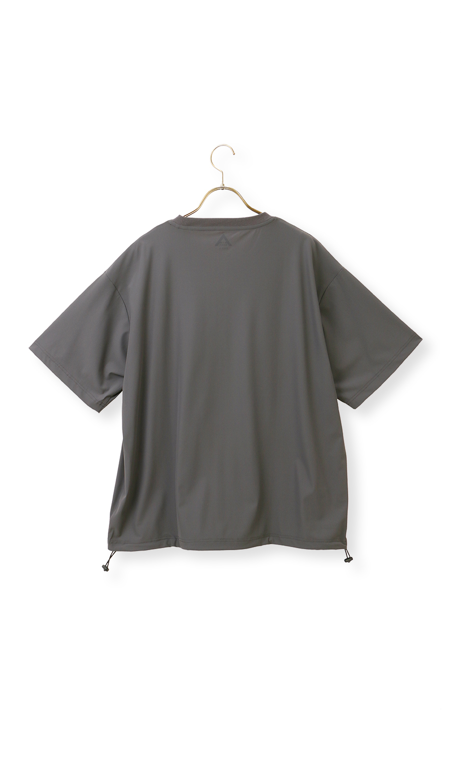 【男女兼用】こおリッチ接触冷感Ｔシャツ【セットアップ着用可】 チャコール M