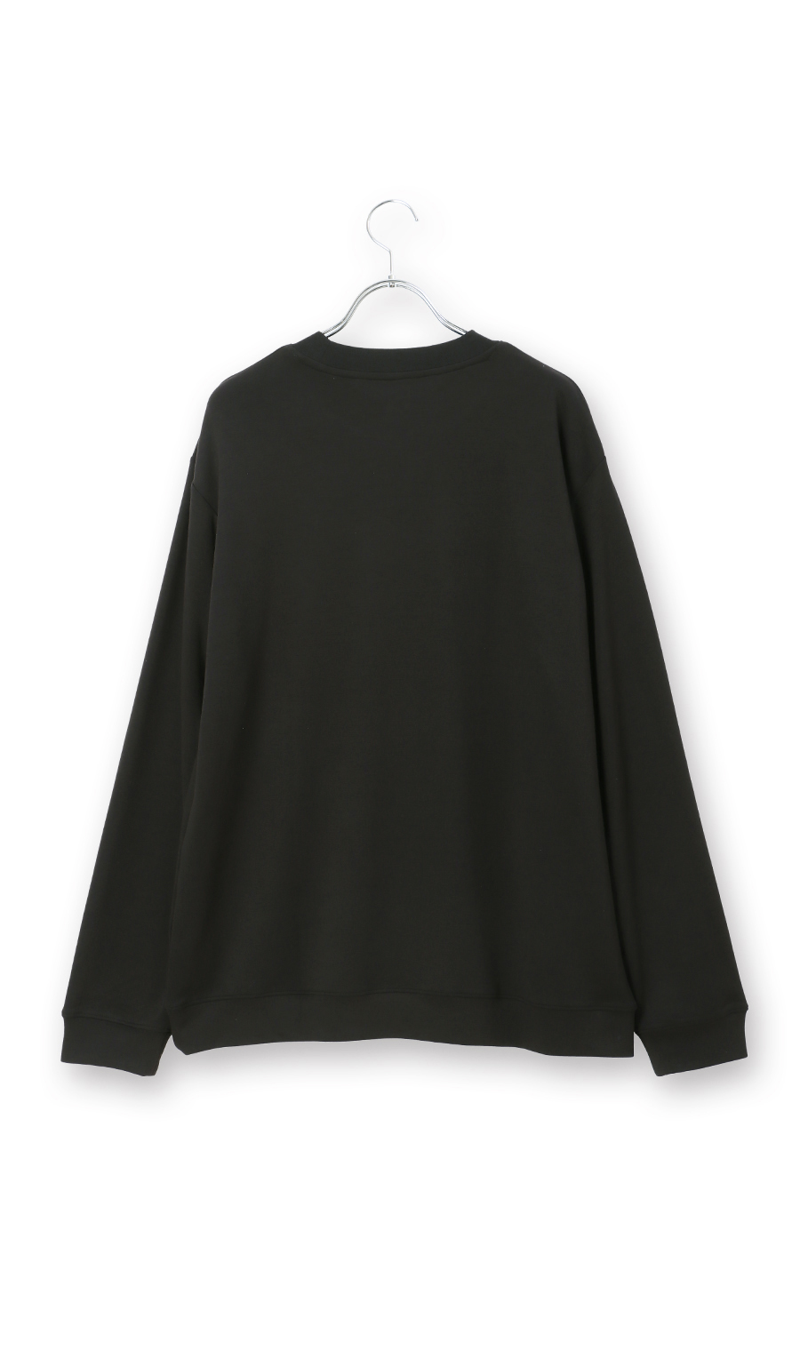 【男女兼用】とろリッチロングＴシャツ【セットアップ着用可】 ブラック S