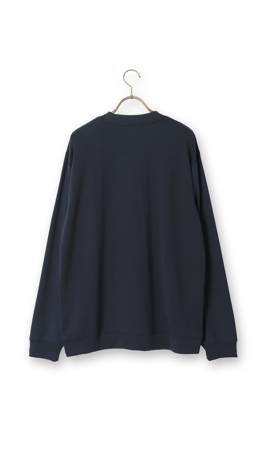 【男女兼用】とろリッチロングＴシャツ【セットアップ着用可】 ネイビー S