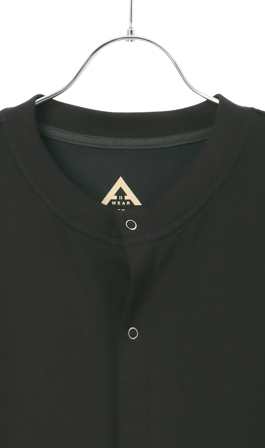 【男女兼用】とろリッチスムースバンドカラーカーディガン【セットアップ着用可】 ブラック S