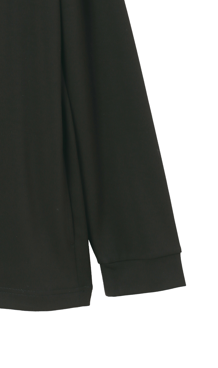 【男女兼用】とろリッチスムースバンドカラーカーディガン【セットアップ着用可】 ブラック S