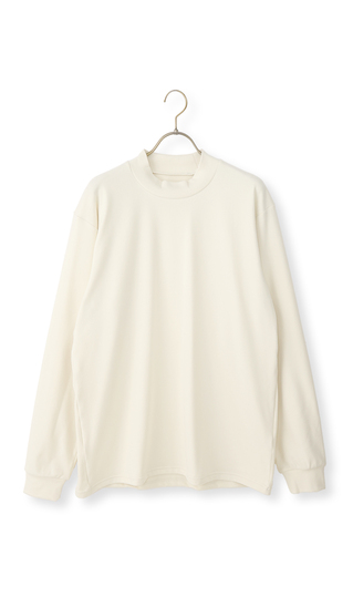 ほかリッチもちもち起毛ハイネックTシャツ