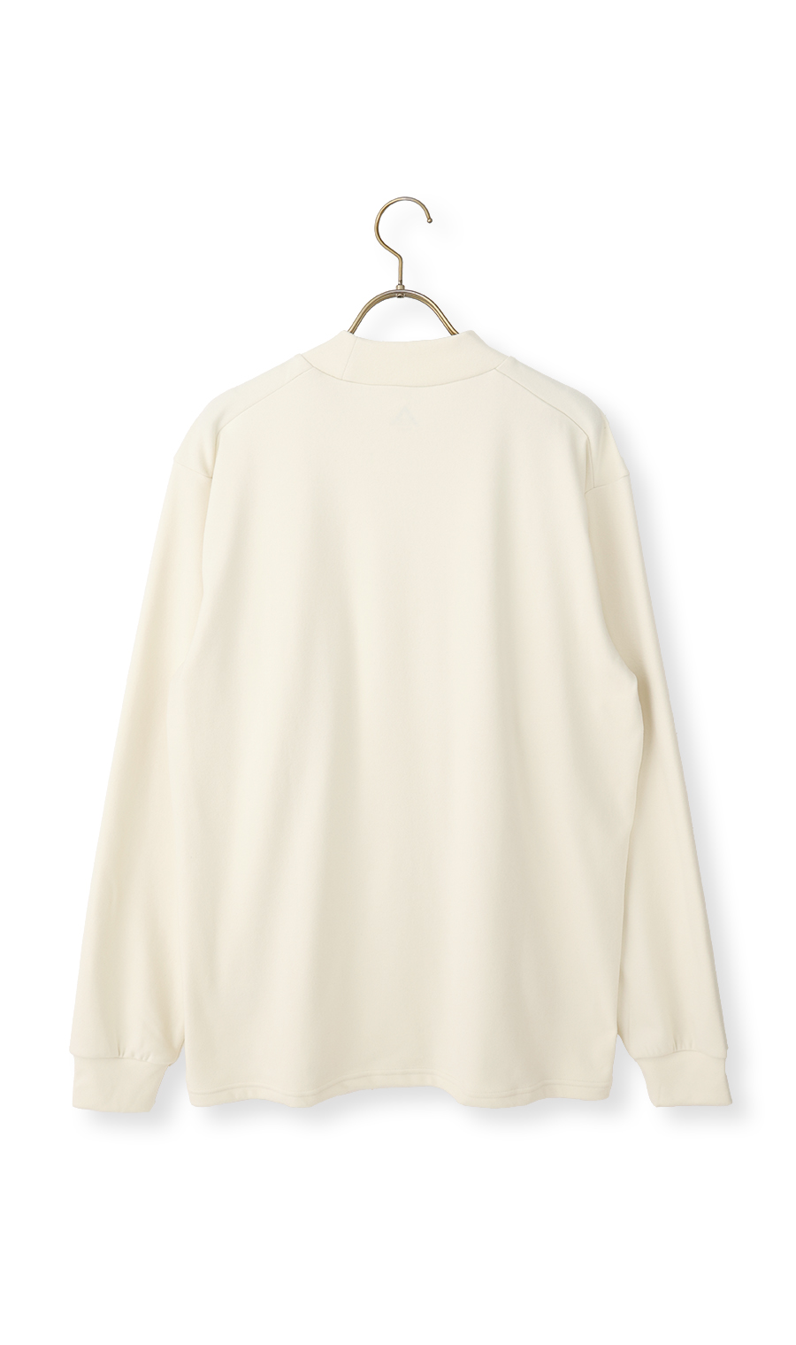 ほかリッチもちもち起毛ハイネックTシャツ オフ 3L