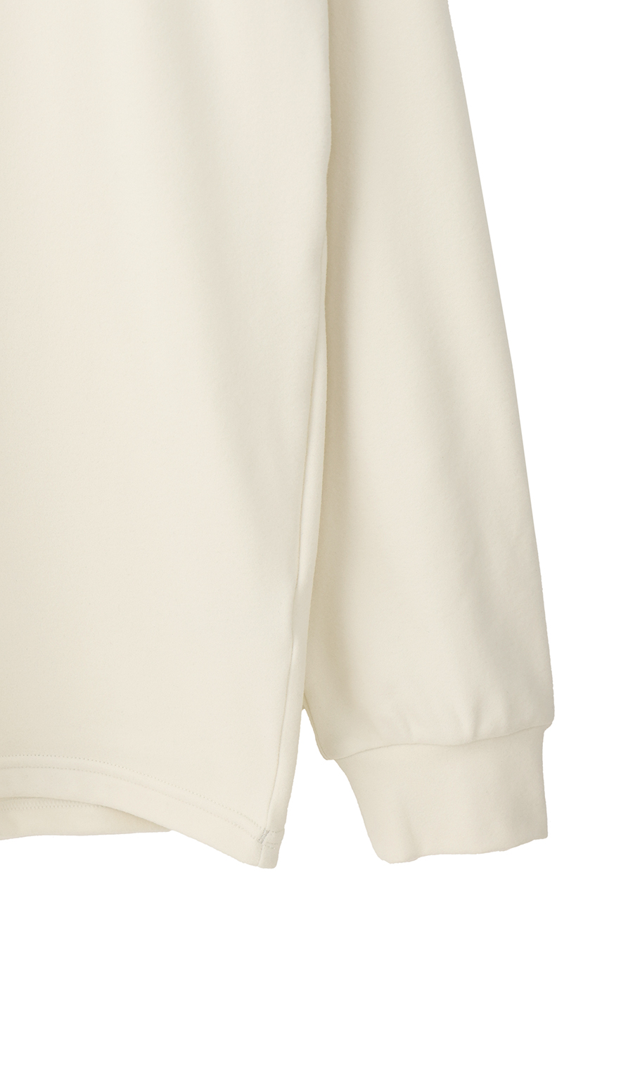 ほかリッチもちもち起毛ハイネックTシャツ オフ 3L