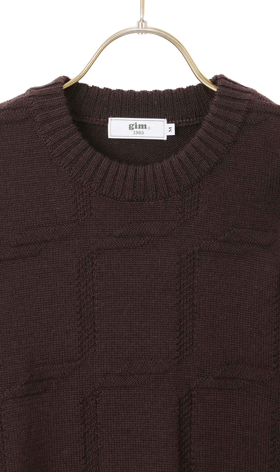 完売 新品未使用 JULYNINE クルーネックセーター ブラック リンクス柄クルーネックセーター【gim】【日本製】 (24527569-15