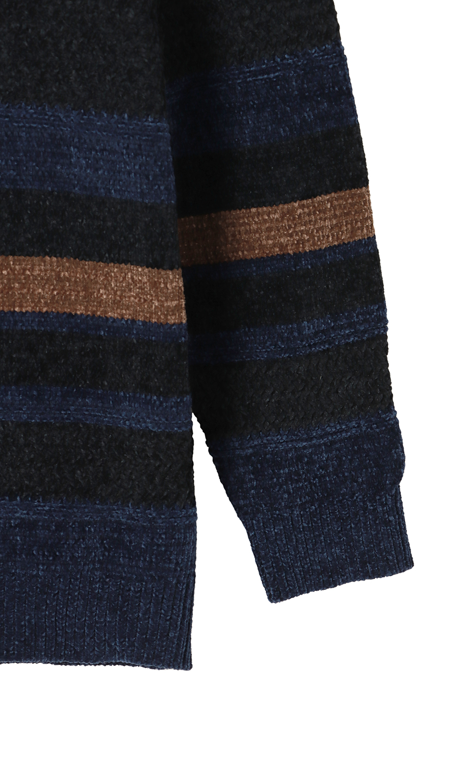 モールハーフジップセーター ネイビー M