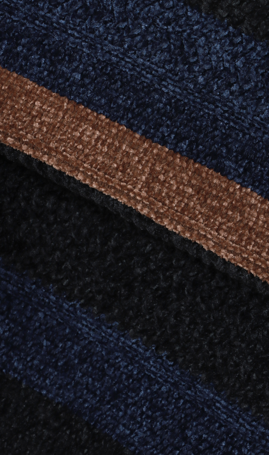 モールハーフジップセーター ネイビー M