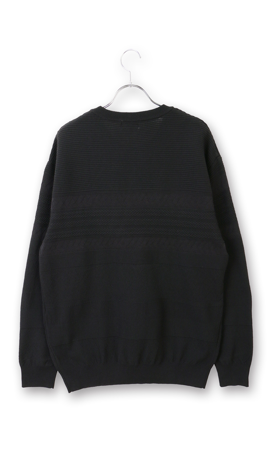 アンパスィ　クルーネックセーターLサイズ クルーネックセーター (654113-01) | REGAL(黒) | 紳士服