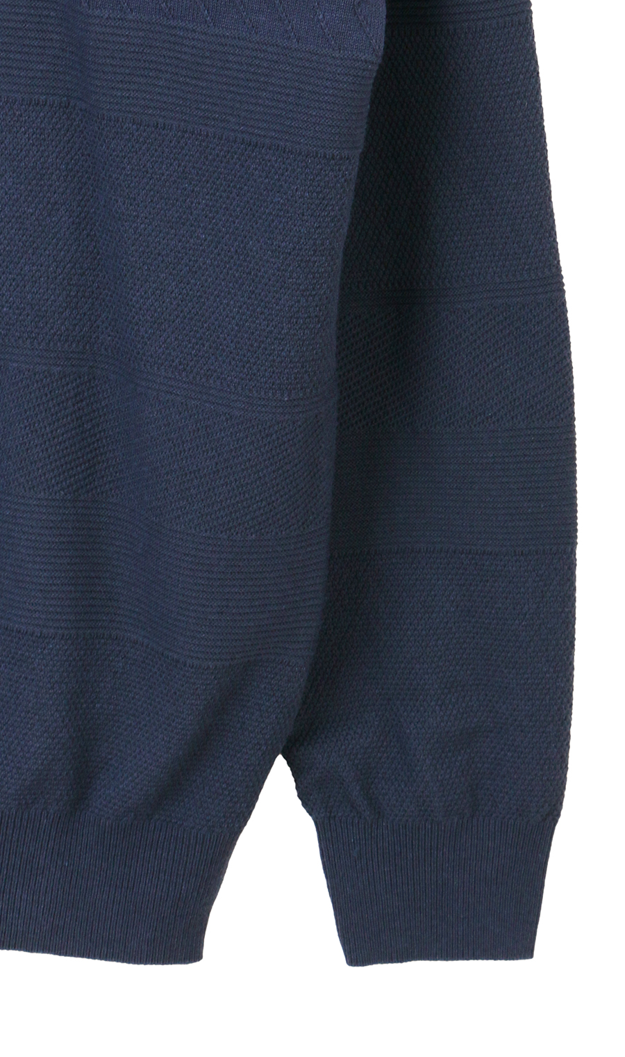 クルーネックセーター ネイビー M