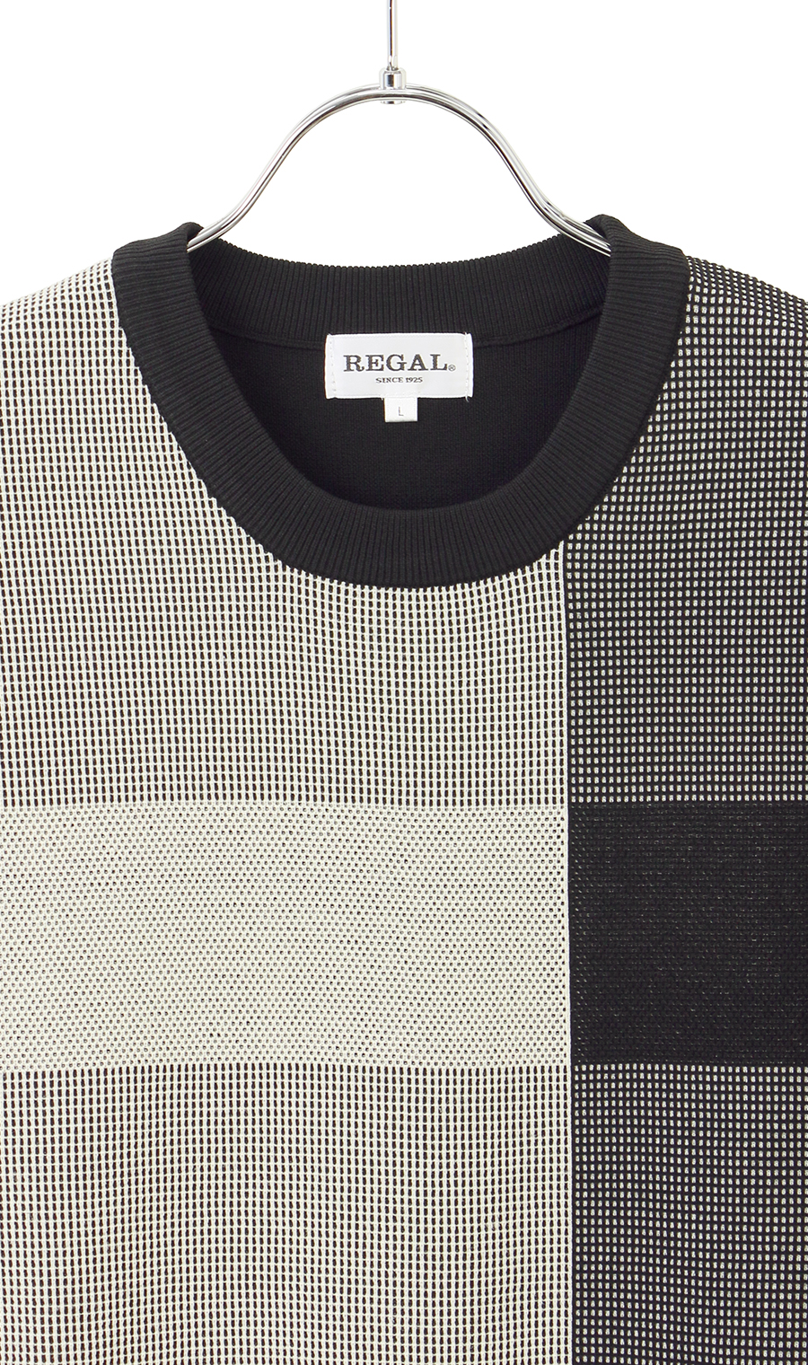 クルーネックセーター ホワイト M