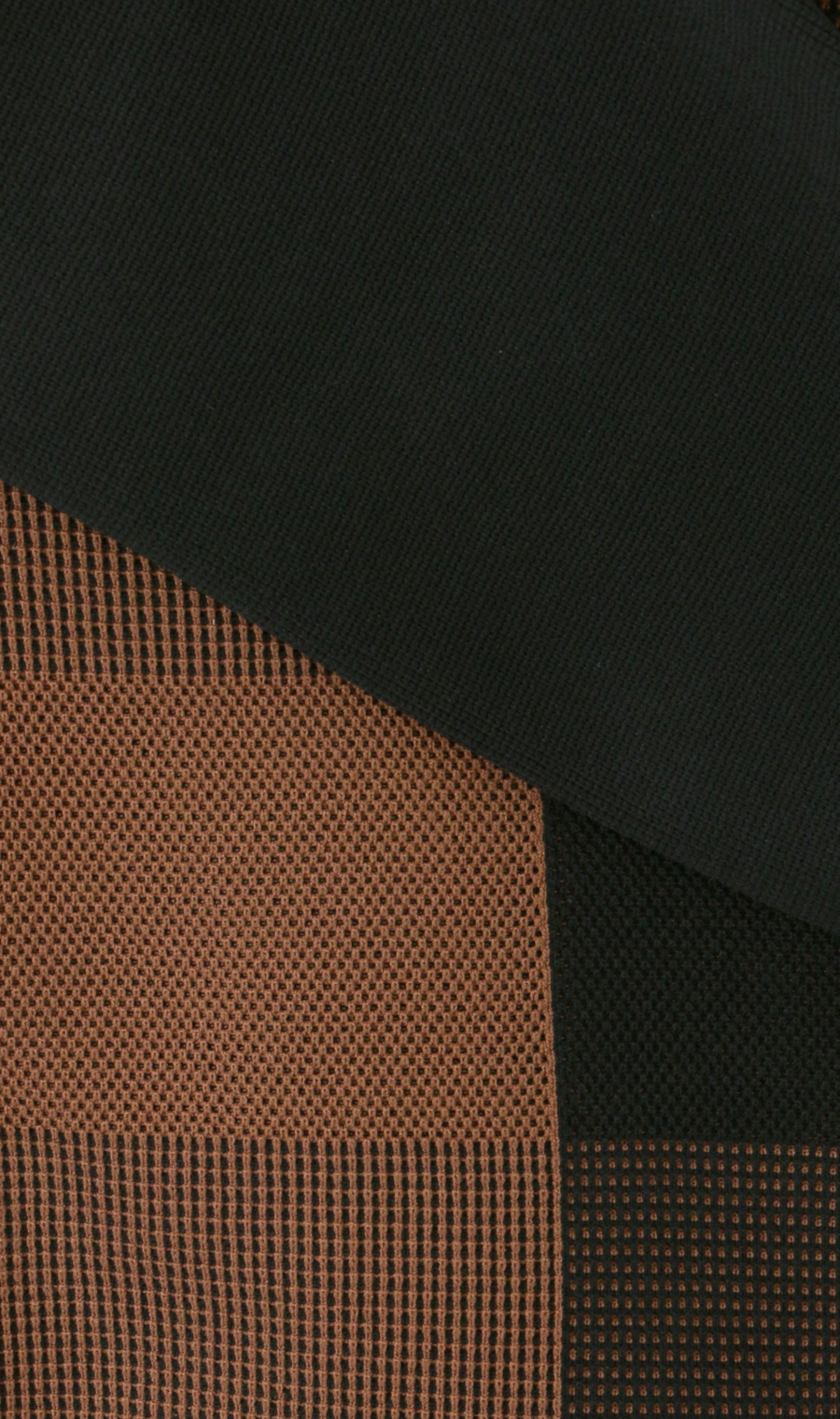 クルーネックセーター ブラウン M