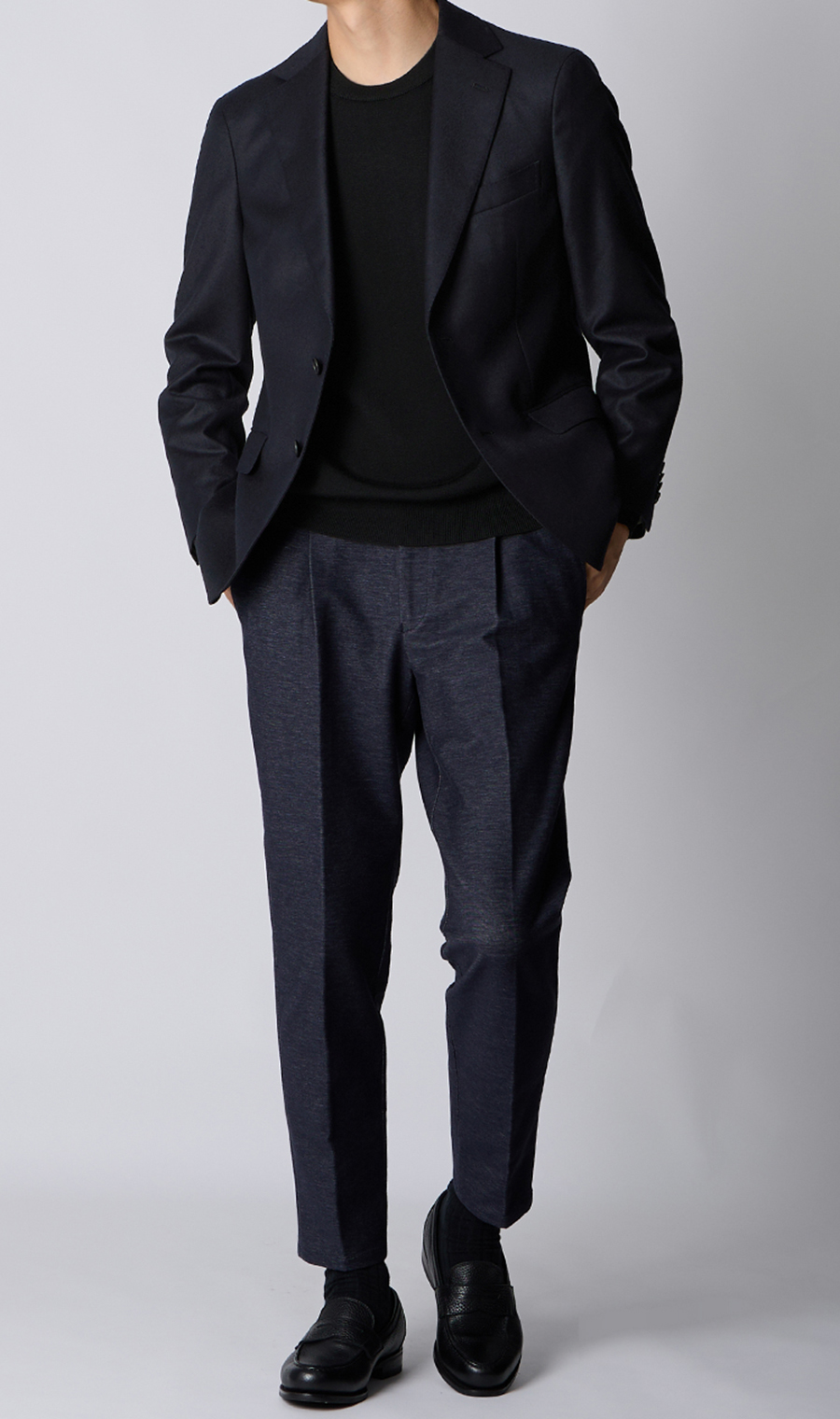 HILTON トガニット 25AW Lサイズ グレー オペラネック シルクオペラネックニット【TOGA MODEL】【TOGA KNIT