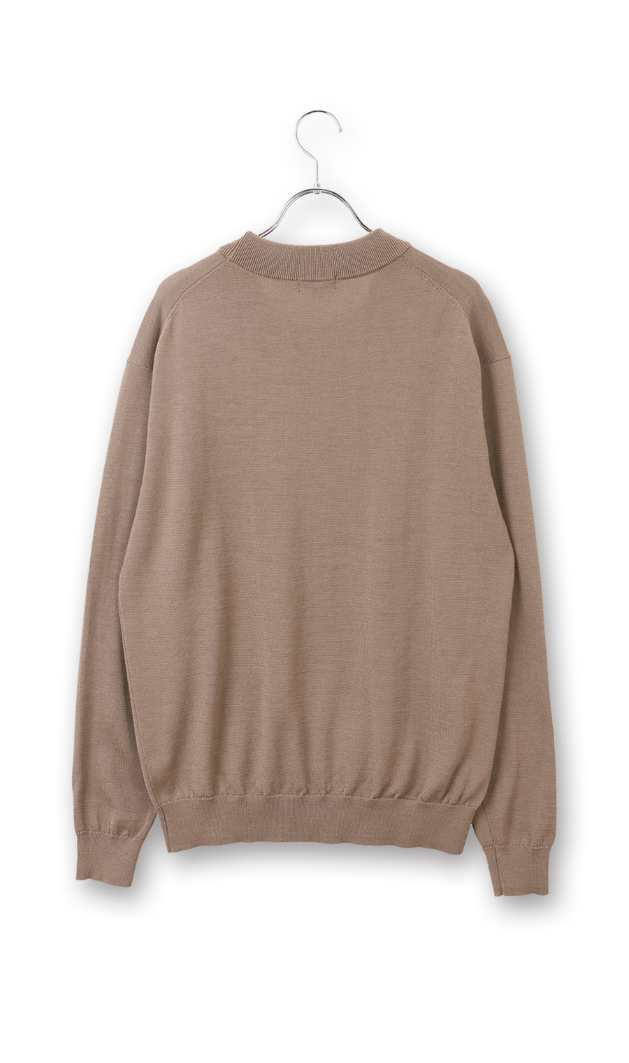 HILTON 25SS ニット 長袖 M グレージュ トガニット ヒルトン 戸賀 ヒルトン戸賀モデル、本日10月18日から全アイテムが発売開始