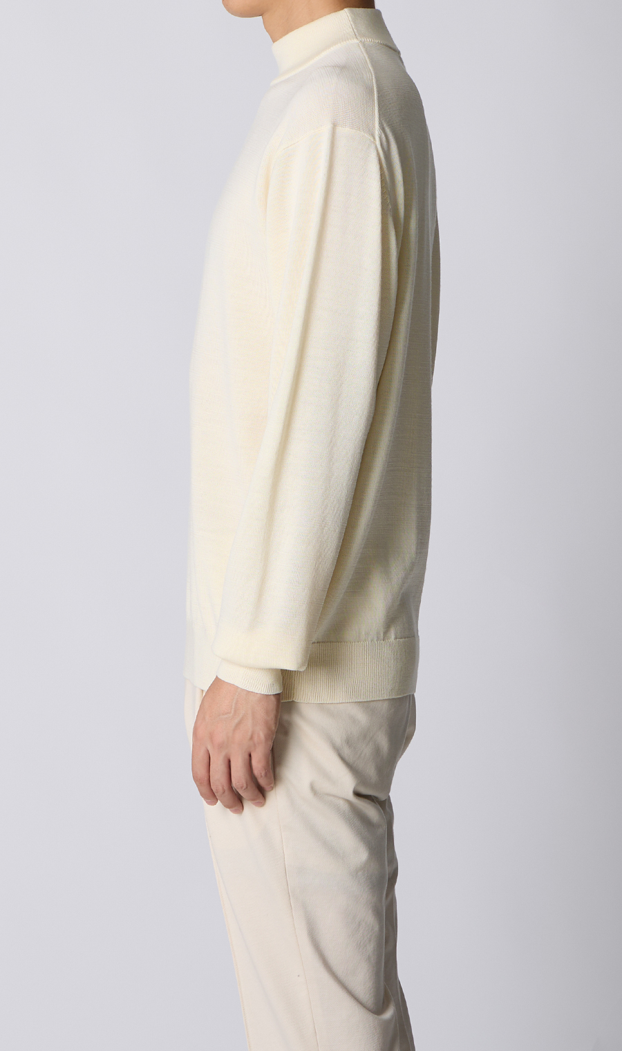 モックネックニット【TOGA MODEL】【TOGA KNIT】【2025年モデル】 ホワイト S