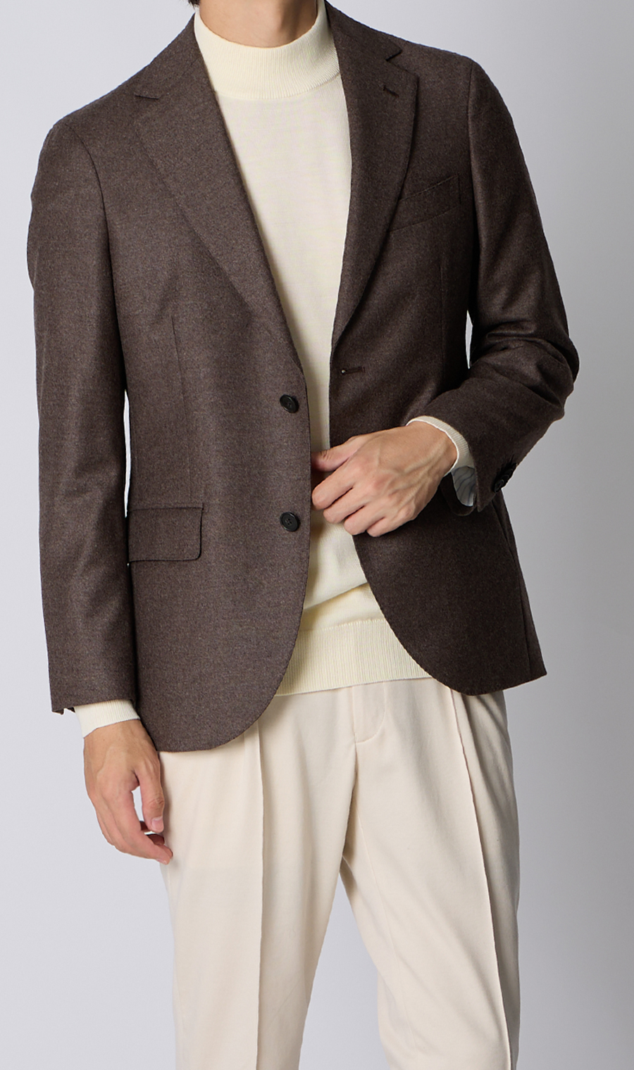 モックネックニット【TOGA MODEL】【TOGA KNIT】【2025年モデル】 ホワイト S