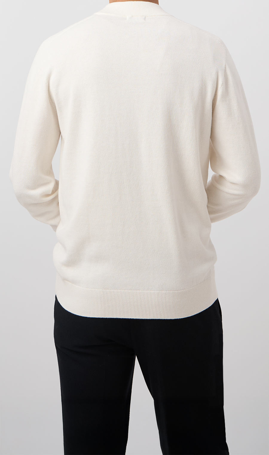 10/30販売開始|コットンカシミヤホールガーメントモックネック【TOGA KNIT】【2026年モデル】【FINAL EDITION】 ホワイト S