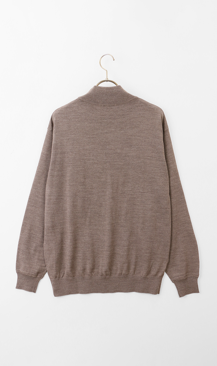 モックネックセーター【毛玉CLEAR】【＃すごセーター】 ベージュ S