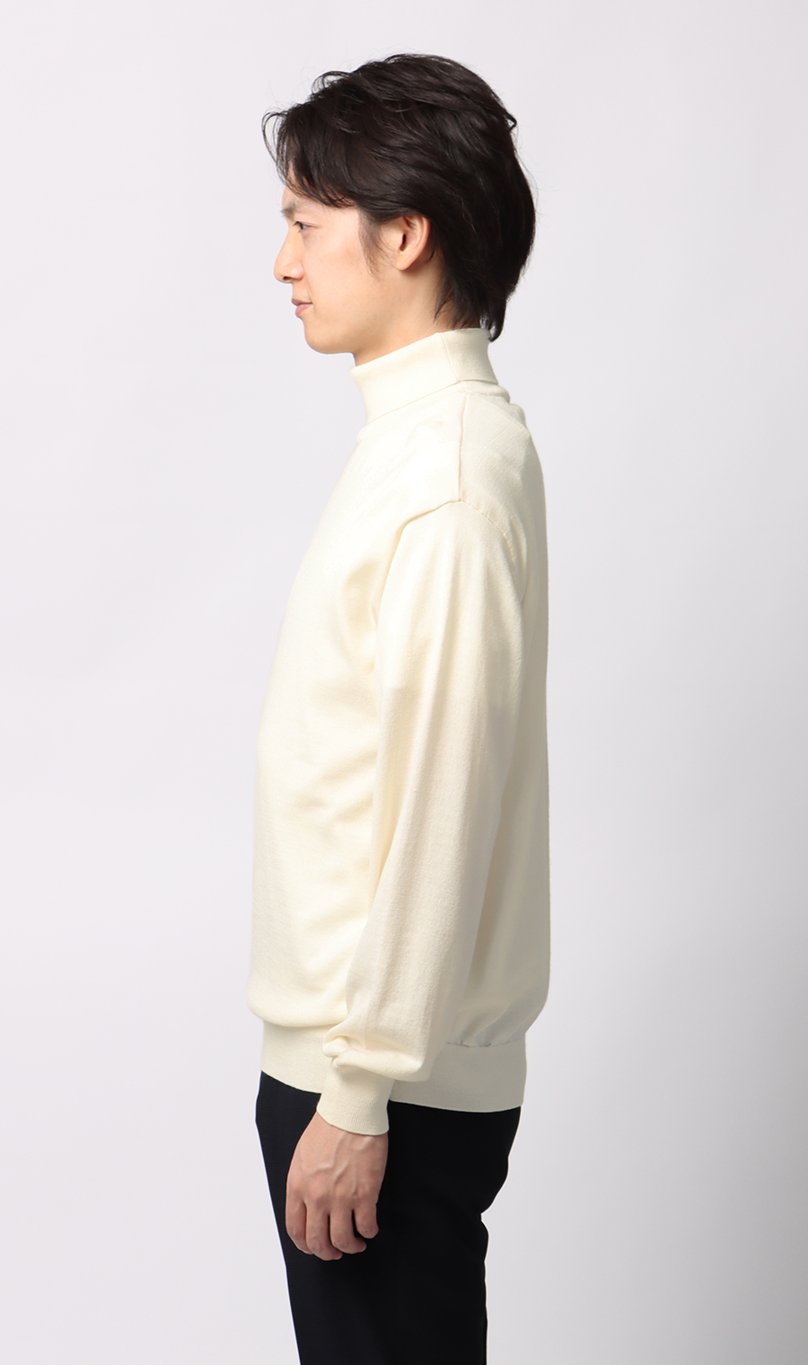 タートルネックセーター【毛玉CLEAR】【＃すごセーター】 オフ S