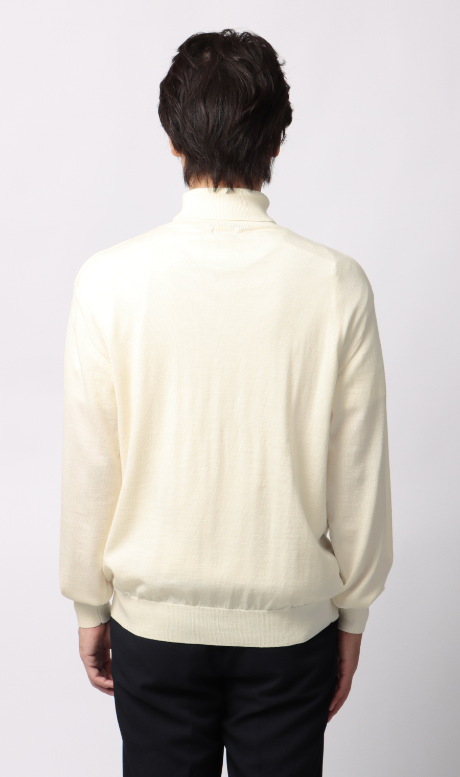 タートルネックセーター【毛玉CLEAR】【＃すごセーター】 オフ S