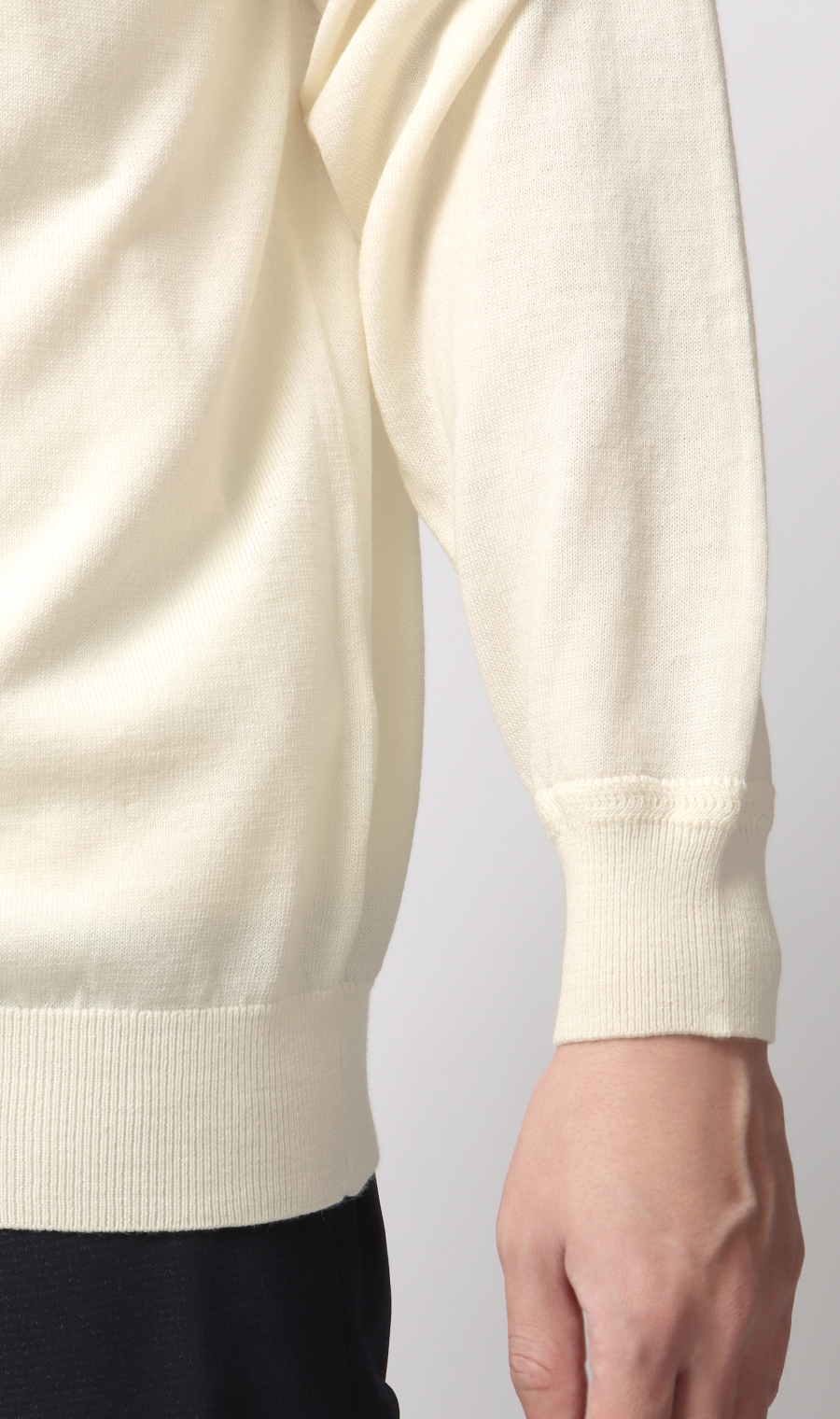 タートルネックセーター【毛玉CLEAR】【＃すごセーター】 オフ S