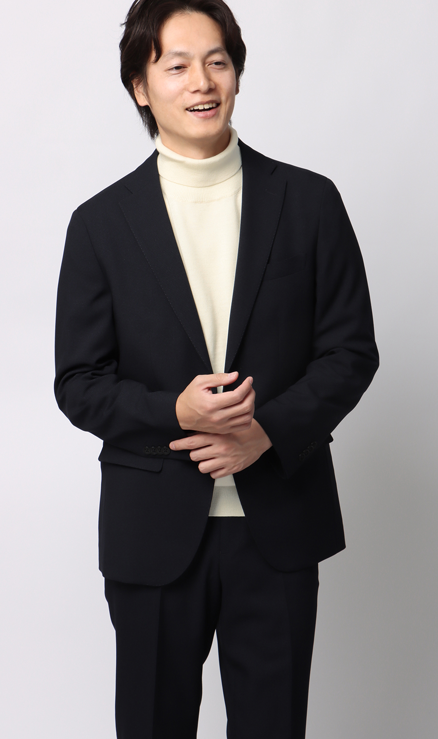 タートルネックセーター【毛玉CLEAR】【＃すごセーター】 オフ S