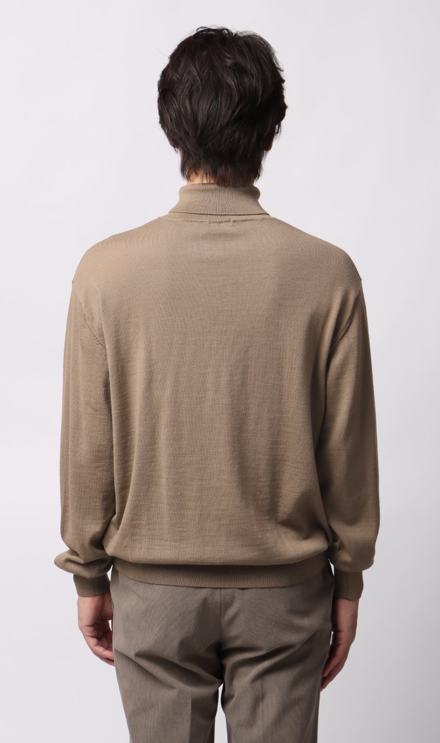 タートルネックセーター【毛玉CLEAR】【＃すごセーター】 ベージュ S