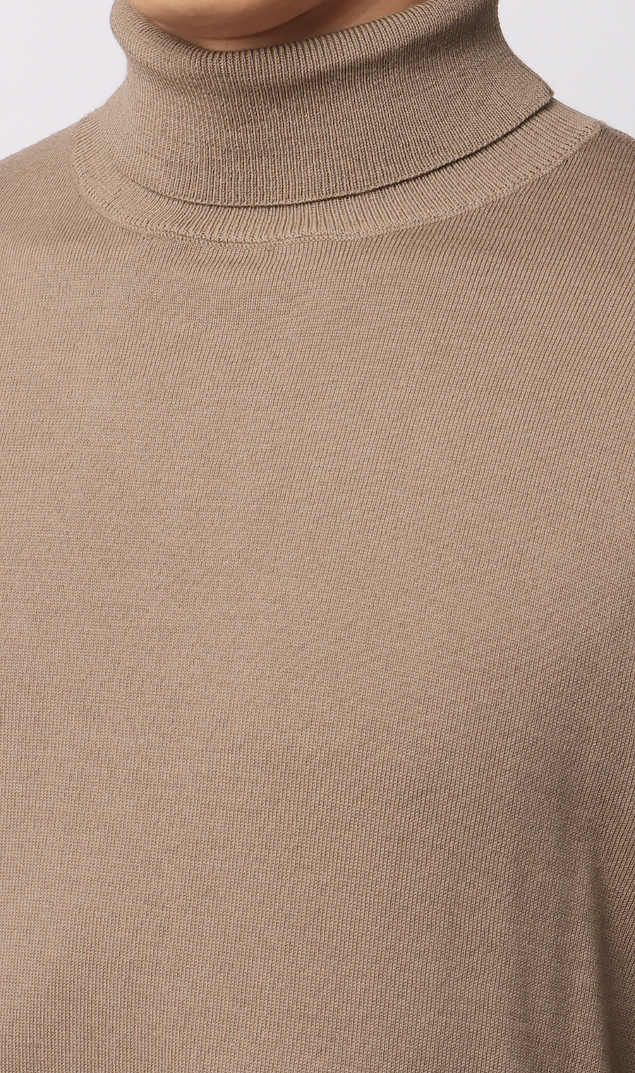 タートルネックセーター【毛玉CLEAR】【＃すごセーター】 ベージュ S