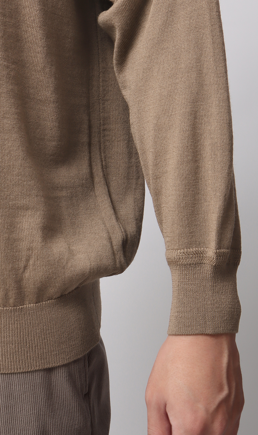 タートルネックセーター【毛玉CLEAR】【＃すごセーター】 ベージュ S