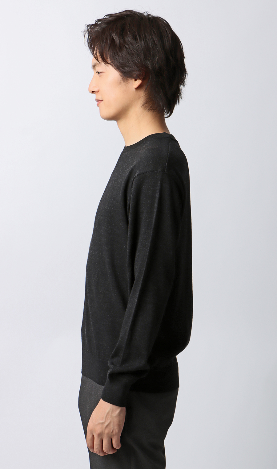 圓領毛衣 【毛球CLEAR】 【#超棒毛衣】 炭灰色S