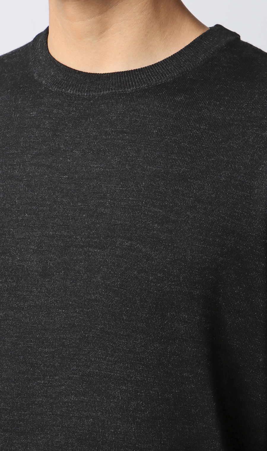 圓領毛衣 【毛球CLEAR】 【#超棒毛衣】 炭灰色S