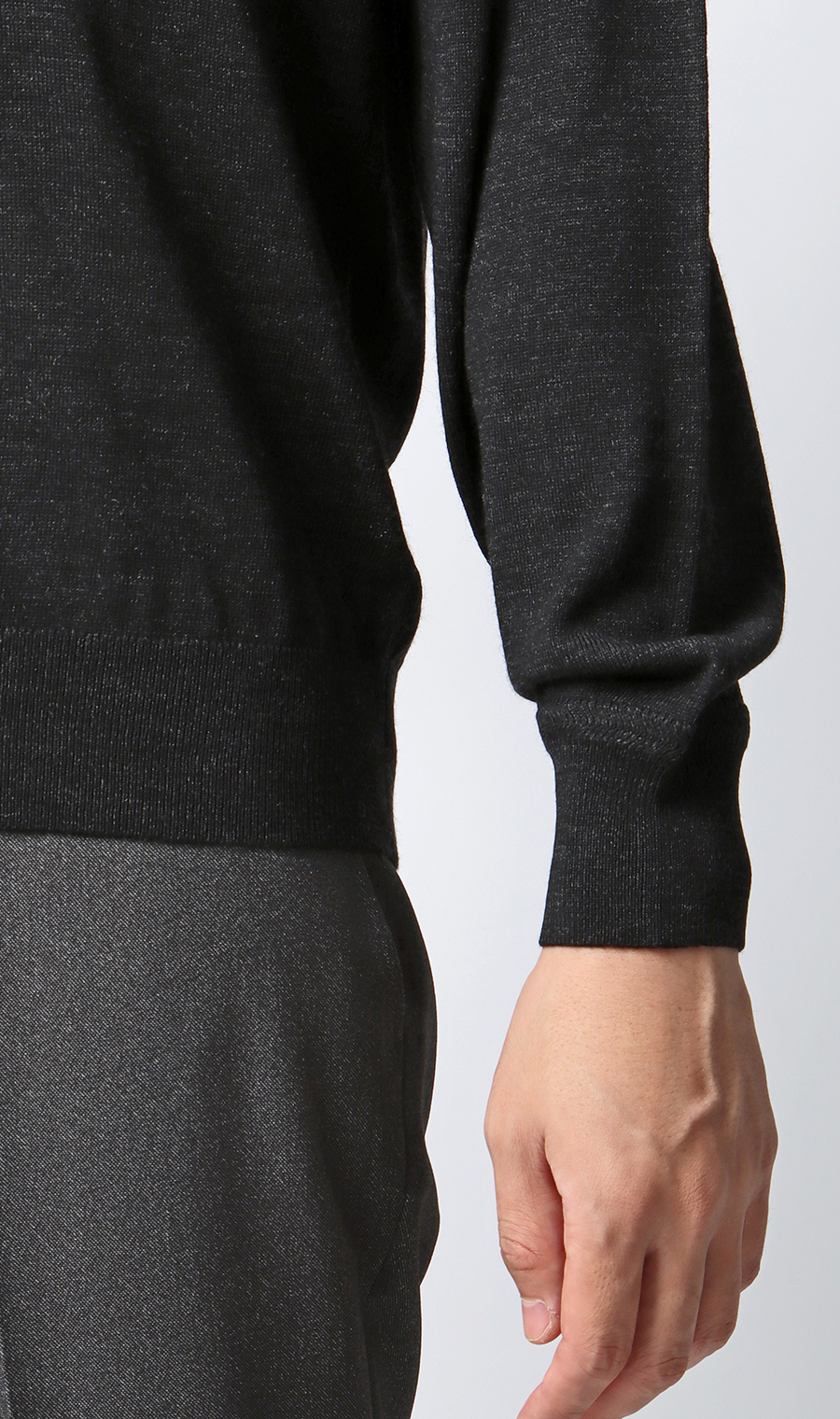 圓領毛衣 【毛球CLEAR】 【#超棒毛衣】 炭灰色S