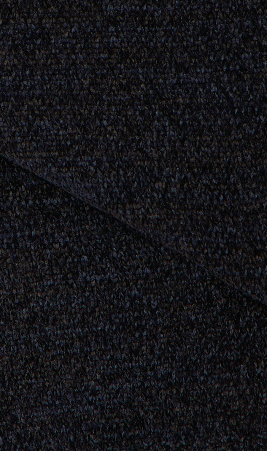 クルーネックセーター【モールヤーン】 ネイビー S