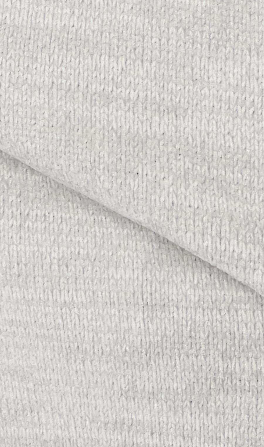 クルーネックセーター【モールヤーン】 ライトグレー S