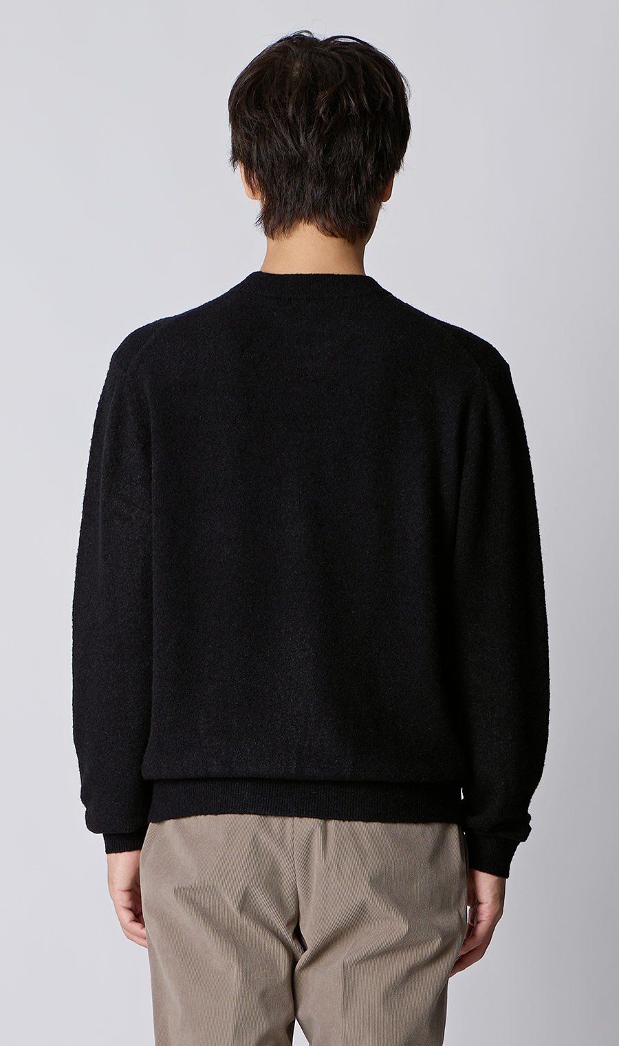 モックネックセーター【ブークレヤーン】 ブラック S